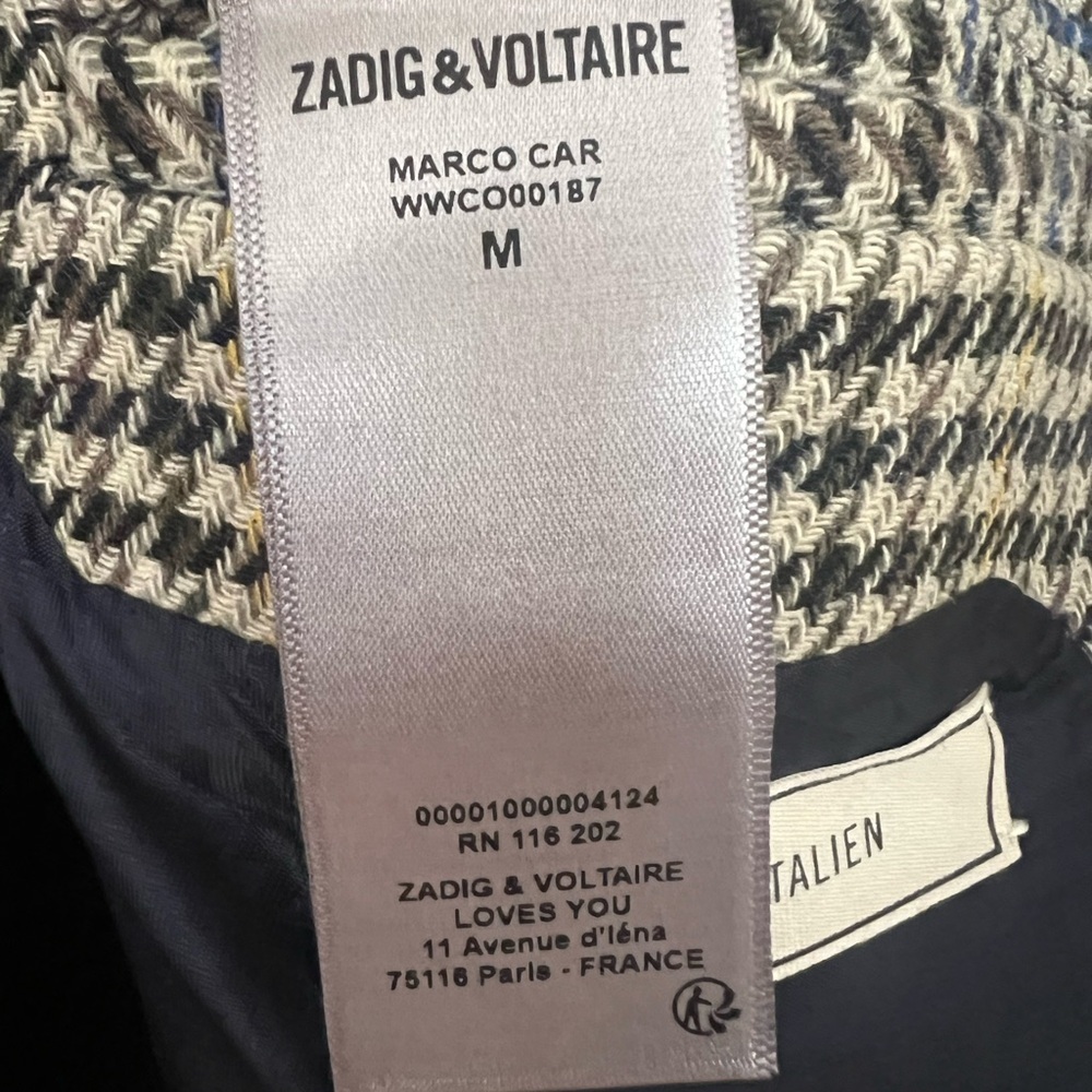 Zadig & Voltaire Women's Marco Amour coat. Size MEDIUM. Sold out style. - Picture 6 of 11